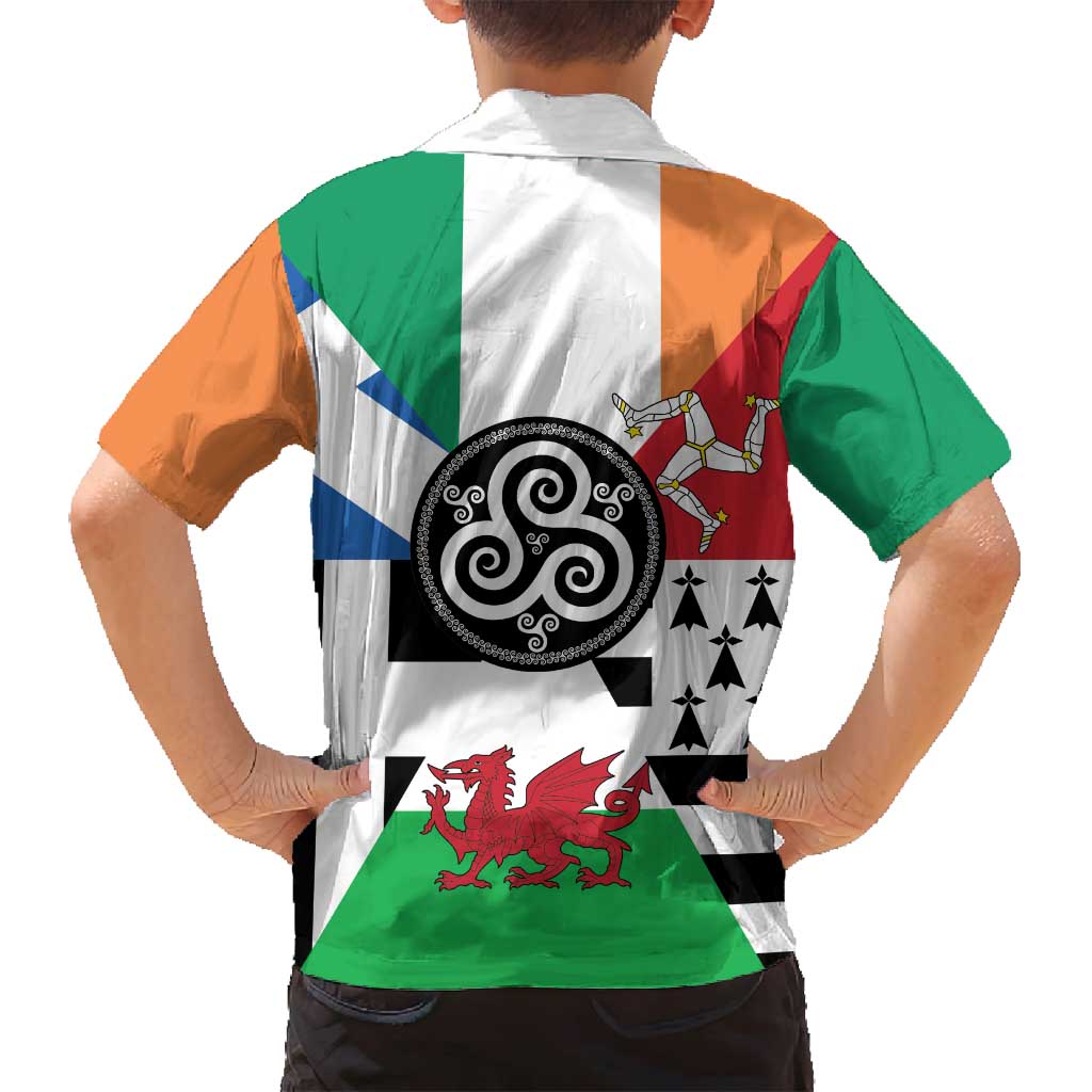Celtic Nations Flag Family Matching Puletasi and Hawaiian Shirt Six Celtic Countries Heritage - Wonder Print Shop