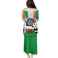 Celtic Nations Flag Family Matching Puletasi and Hawaiian Shirt Six Celtic Countries Heritage - Wonder Print Shop