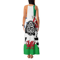 Celtic Nations Flag Family Matching Tank Maxi Dress and Hawaiian Shirt Six Celtic Countries Heritage - Wonder Print Shop