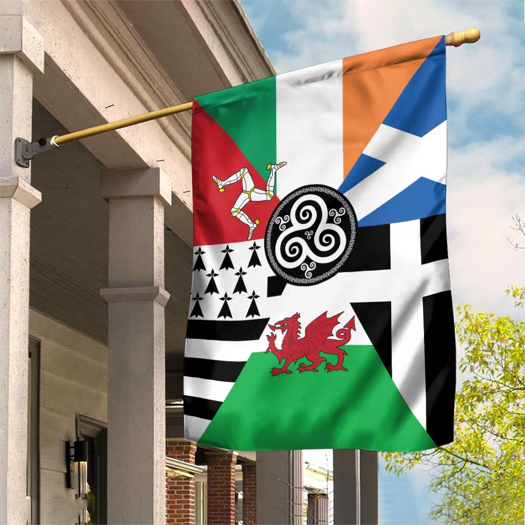 Celtic Nations Flag Garden Flag Six Celtic Countries Heritage - Wonder Print Shop