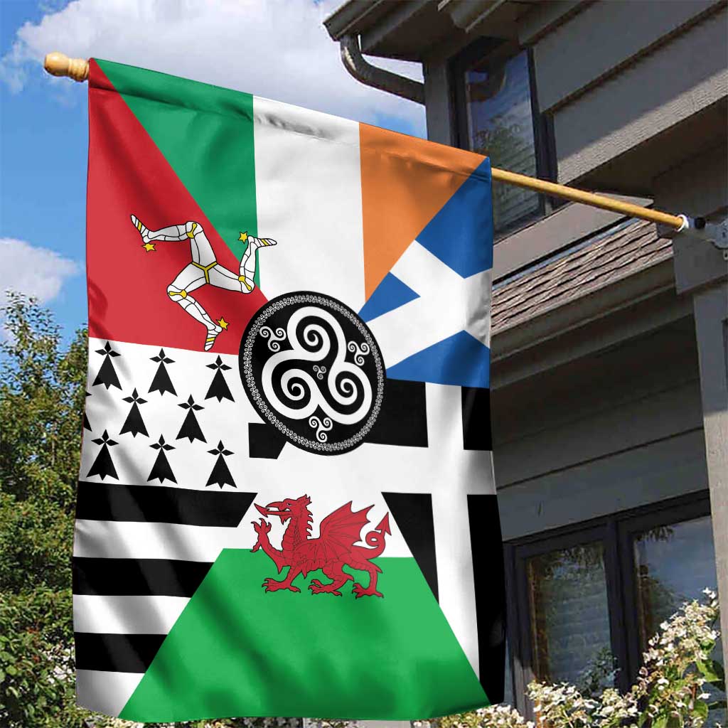 Celtic Nations Flag Garden Flag Six Celtic Countries Heritage - Wonder Print Shop