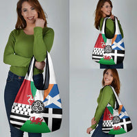 Celtic Nations Flag Grocery Bag Six Celtic Countries Heritage - Wonder Print Shop