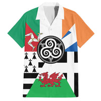 Celtic Nations Flag Hawaiian Shirt Six Celtic Countries Heritage - Wonder Print Shop