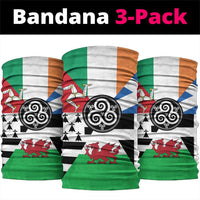 Celtic Nations Flag Neck Gaiter Six Celtic Countries Heritage - Wonder Print Shop