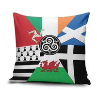 Celtic Nations Flag Pillow Cover Six Celtic Countries Heritage - Wonder Print Shop
