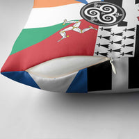 Celtic Nations Flag Pillow Cover Six Celtic Countries Heritage - Wonder Print Shop