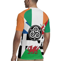 Celtic Nations Flag Rugby Jersey Six Celtic Countries Heritage - Wonder Print Shop