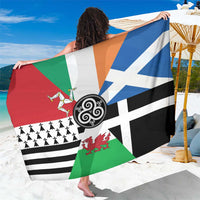 Celtic Nations Flag Sarong Six Celtic Countries Heritage - Wonder Print Shop
