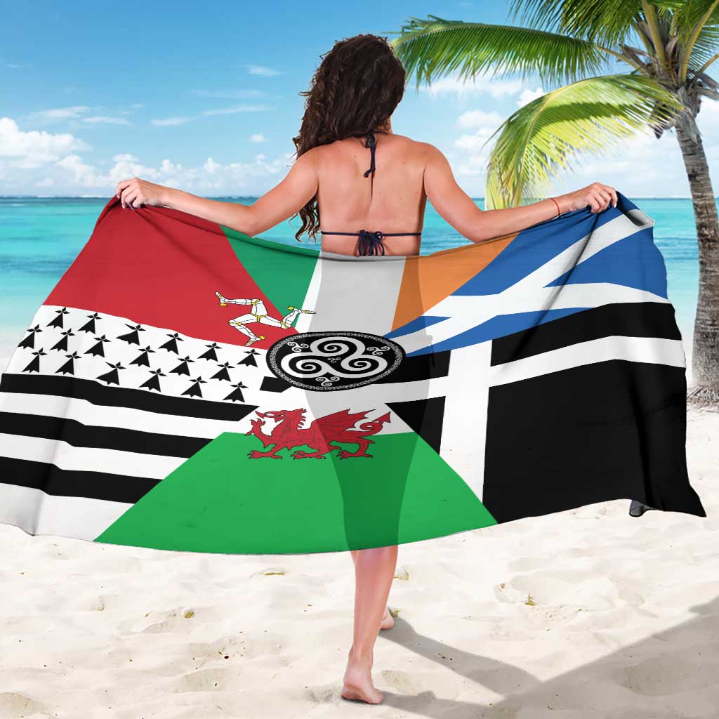 Celtic Nations Flag Sarong Six Celtic Countries Heritage - Wonder Print Shop