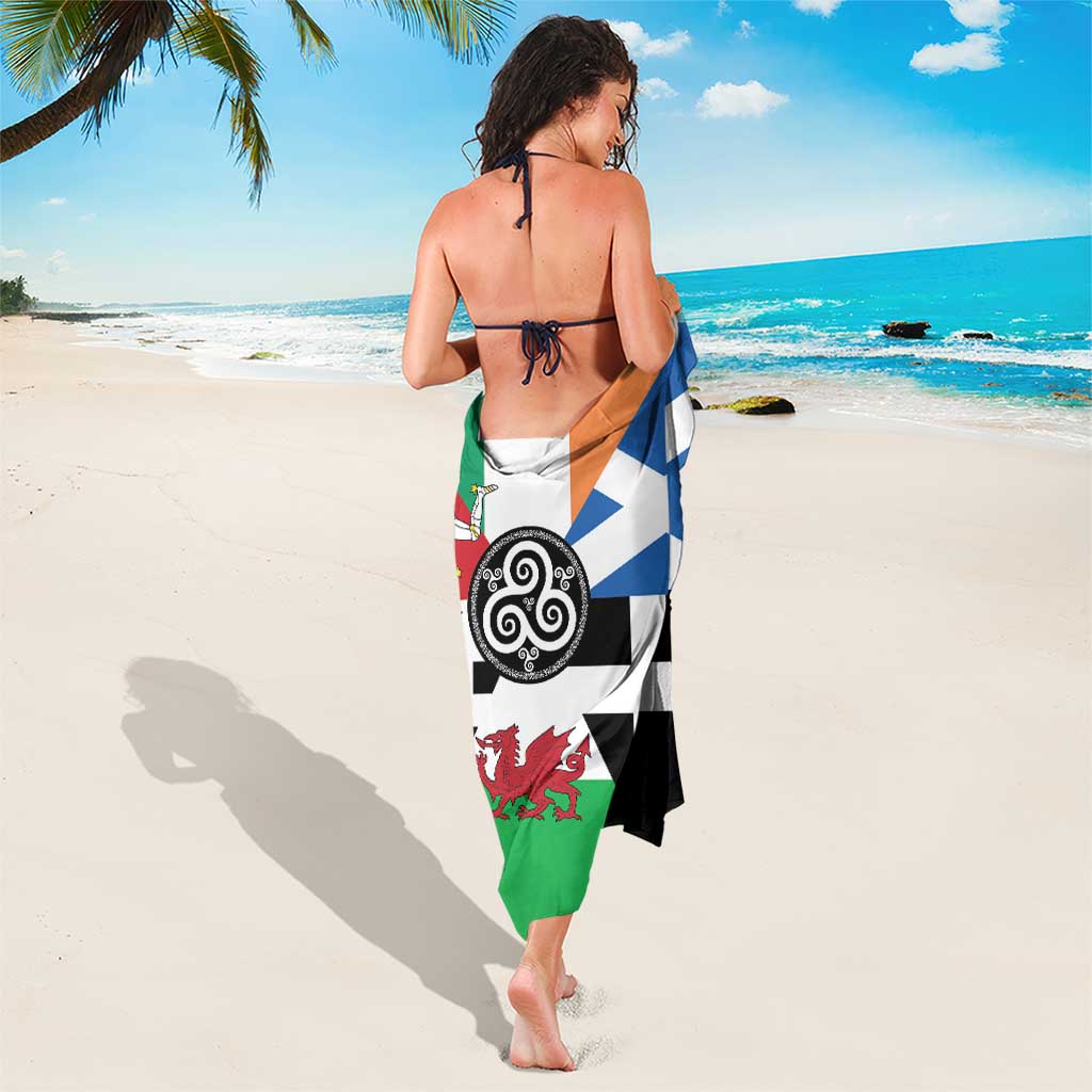 Celtic Nations Flag Sarong Six Celtic Countries Heritage - Wonder Print Shop