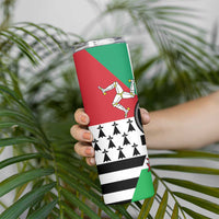 Celtic Nations Flag Skinny Tumbler Six Celtic Countries Heritage - Wonder Print Shop