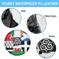 Celtic Nations Flag Spare Tire Cover Six Celtic Countries Heritage - Wonder Print Shop