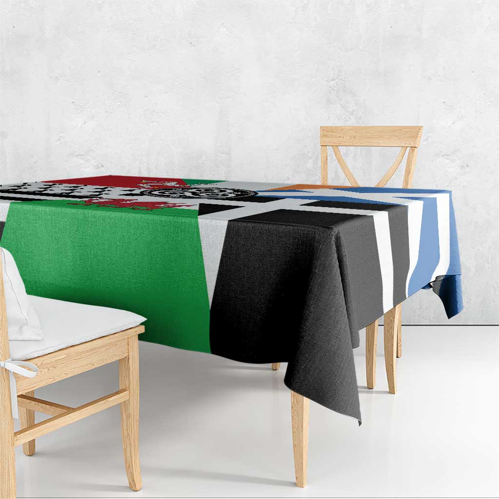 Celtic Nations Flag Tablecloth Six Celtic Countries Heritage - Wonder Print Shop