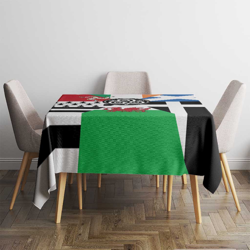 Celtic Nations Flag Tablecloth Six Celtic Countries Heritage - Wonder Print Shop