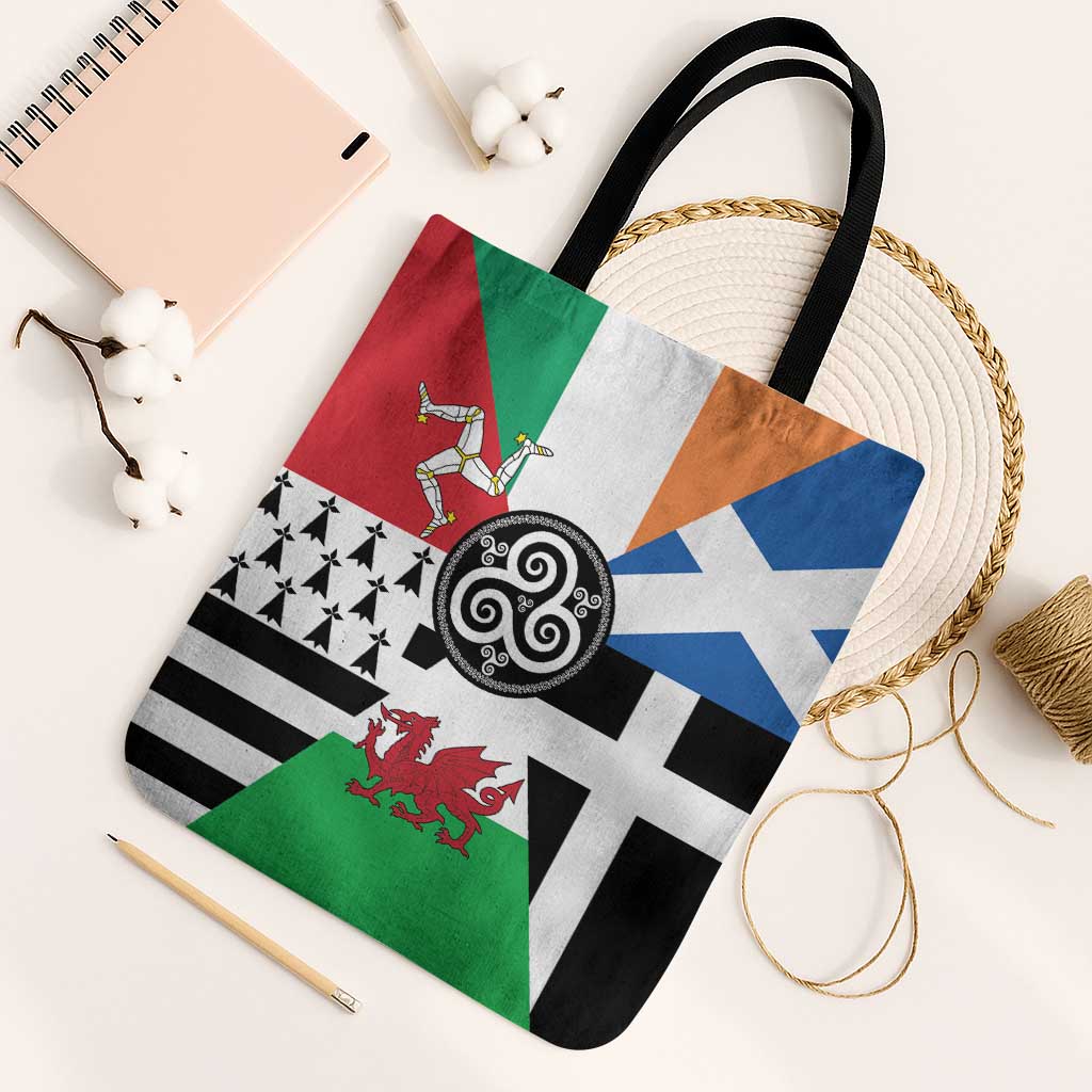 Celtic Nations Flag Tote Bag Six Celtic Countries Heritage - Wonder Print Shop
