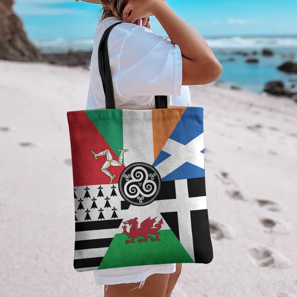 Celtic Nations Flag Tote Bag Six Celtic Countries Heritage - Wonder Print Shop