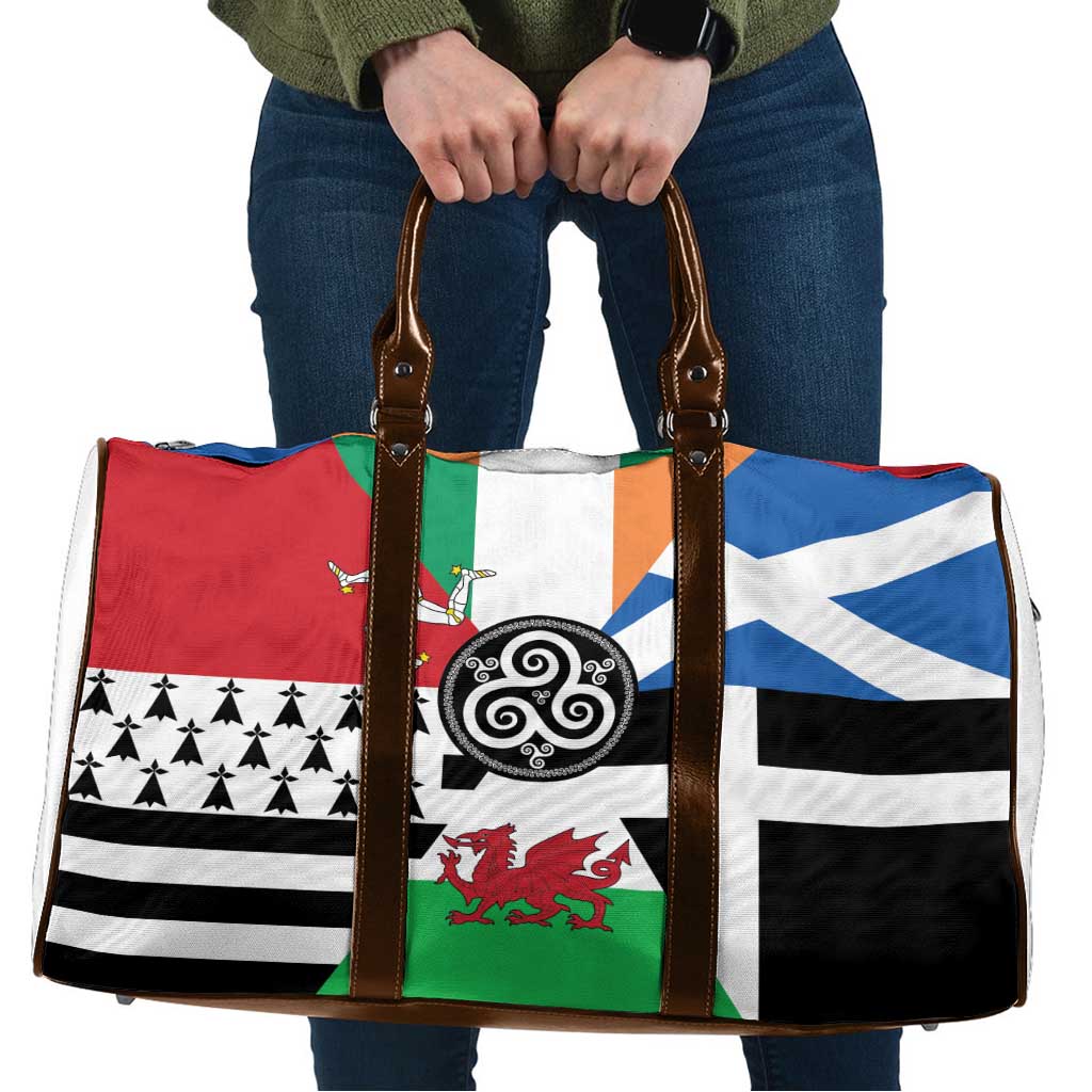 Celtic Nations Flag Travel Bag Six Celtic Countries Heritage - Wonder Print Shop