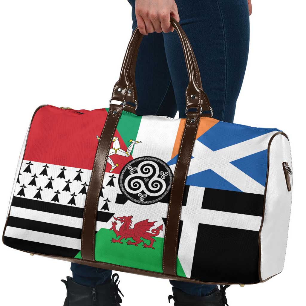 Celtic Nations Flag Travel Bag Six Celtic Countries Heritage - Wonder Print Shop