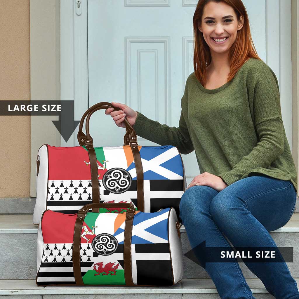 Celtic Nations Flag Travel Bag Six Celtic Countries Heritage - Wonder Print Shop