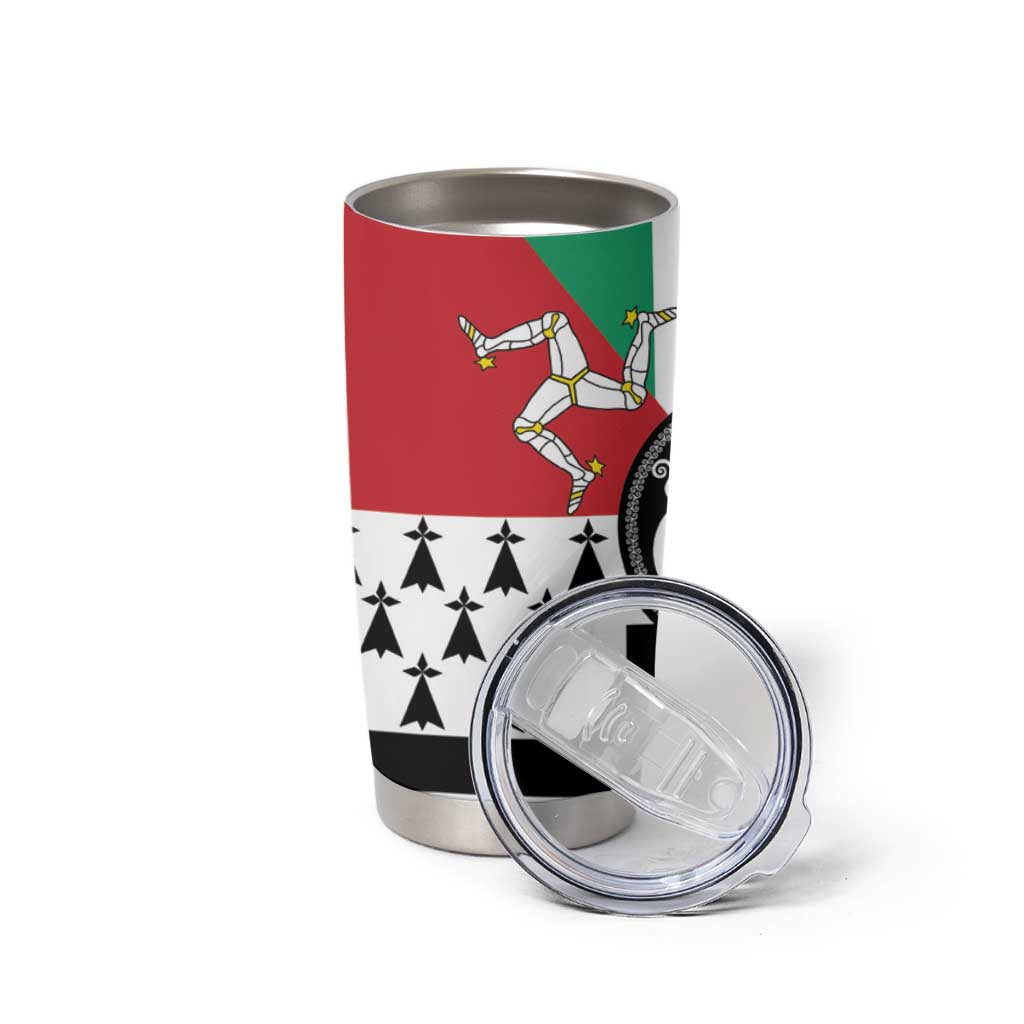 Celtic Nations Flag Tumbler Cup Six Celtic Countries Heritage - Wonder Print Shop