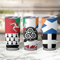 Celtic Nations Flag Tumbler Cup Six Celtic Countries Heritage - Wonder Print Shop
