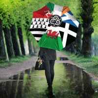 Celtic Nations Flag Umbrella Six Celtic Countries Heritage - Wonder Print Shop