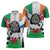 Celtic Nations Flag Zipper Polo Shirt Six Celtic Countries Heritage - Wonder Print Shop