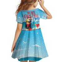 Saint Lucia Christmas Family Matching Tank Maxi Dress and Hawaiian Shirt Tropical Parrot With Rum Punch Cocktail - Wonder Print Shop