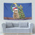 Uruguay Christmas Tapestry Pampas Cat With Folk Pattern - Wonder Print Shop