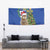 Uruguay Christmas Tapestry Pampas Cat With Folk Pattern - Wonder Print Shop