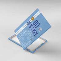 Custom Uruguay Football Canvas Wall Art Sun of May The Sky Blue - Wonder Print Shop