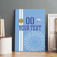 Custom Uruguay Football Canvas Wall Art Sun of May The Sky Blue - Wonder Print Shop