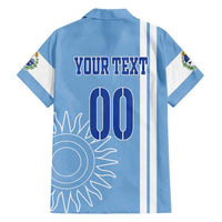 Custom Uruguay Football Hawaiian Shirt Sun of May The Sky Blue - Wonder Print Shop