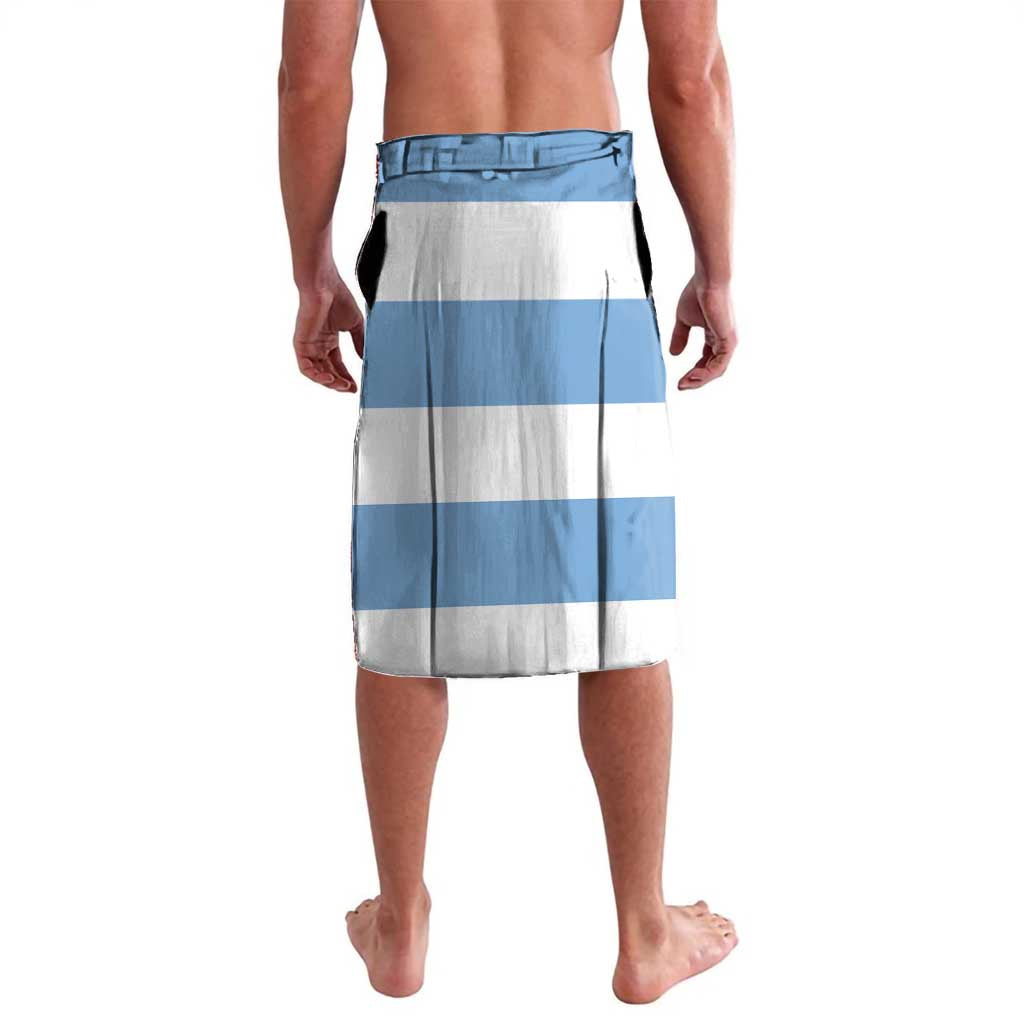 Custom Uruguay Football Lavalava Sun of May The Sky Blue - Wonder Print Shop