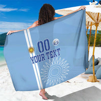 Custom Uruguay Football Sarong Sun of May The Sky Blue - Wonder Print Shop