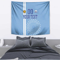 Custom Uruguay Football Tapestry Sun of May The Sky Blue - Wonder Print Shop