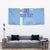 Custom Uruguay Football Tapestry Sun of May The Sky Blue - Wonder Print Shop