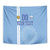 Custom Uruguay Football Tapestry Sun of May The Sky Blue - Wonder Print Shop