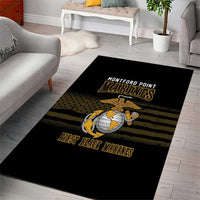Montford Point Marines Area Rug First Black Marines USMC Military - Wonder Print Shop