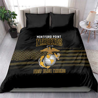 Montford Point Marines Bedding Set First Black Marines USMC Military - Wonder Print Shop