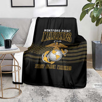 Montford Point Marines Blanket First Black Marines USMC Military - Wonder Print Shop