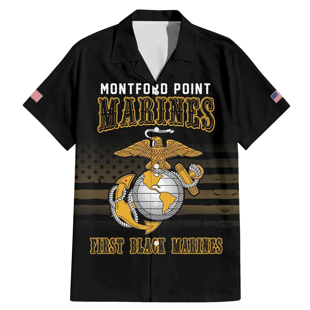 Montford Point Marines Family Matching Mermaid Dress and Hawaiian Shirt First Black Marines USMC Military - Wonder Print Shop