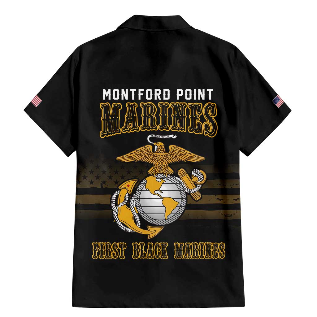 Montford Point Marines Family Matching Mermaid Dress and Hawaiian Shirt First Black Marines USMC Military - Wonder Print Shop