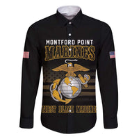 Montford Point Marines Family Matching Mermaid Dress and Hawaiian Shirt First Black Marines USMC Military - Wonder Print Shop