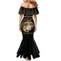 Montford Point Marines Family Matching Mermaid Dress and Hawaiian Shirt First Black Marines USMC Military - Wonder Print Shop