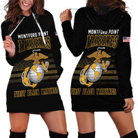 Montford Point Marines Hoodie Dress First Black Marines USMC Military - Wonder Print Shop