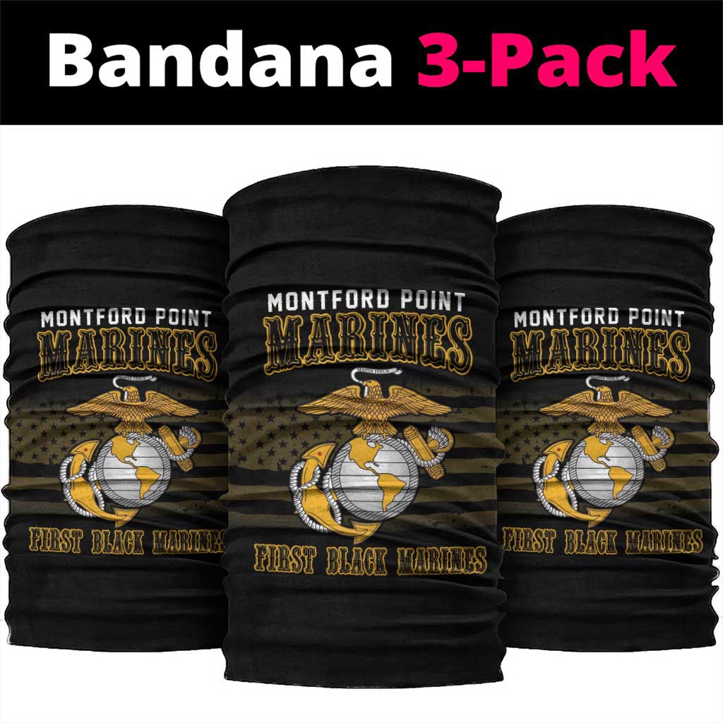 Montford Point Marines Neck Gaiter First Black Marines USMC Military - Wonder Print Shop