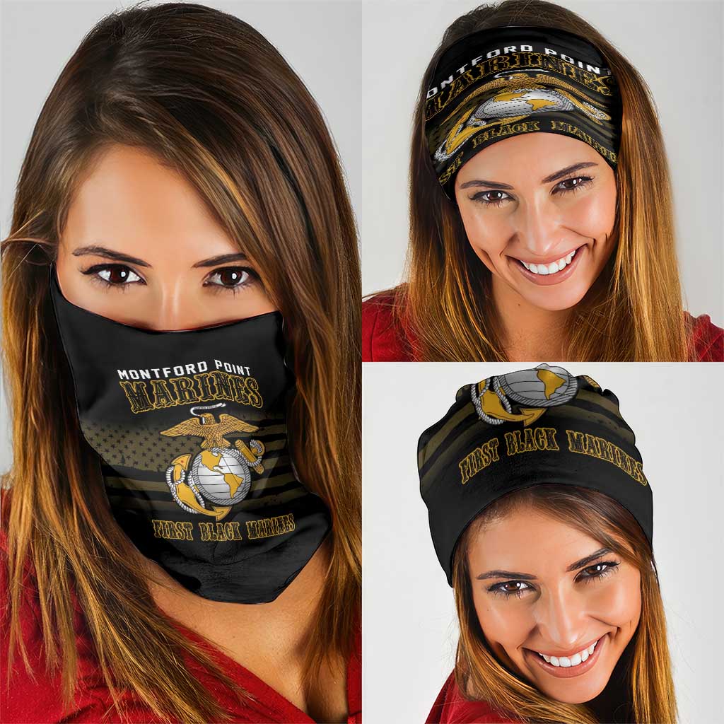 Montford Point Marines Neck Gaiter First Black Marines USMC Military - Wonder Print Shop