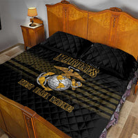 Montford Point Marines Quilt Bed Set First Black Marines USMC Military - Wonder Print Shop