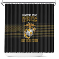 Montford Point Marines Shower Curtain First Black Marines USMC Military - Wonder Print Shop